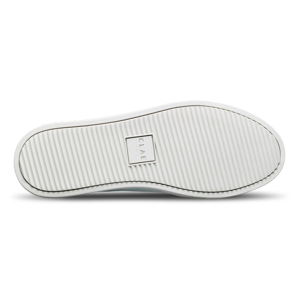 CLAE BRADLEY VEGAN Shoes Mens USA790-K83 In Triple White Vegan